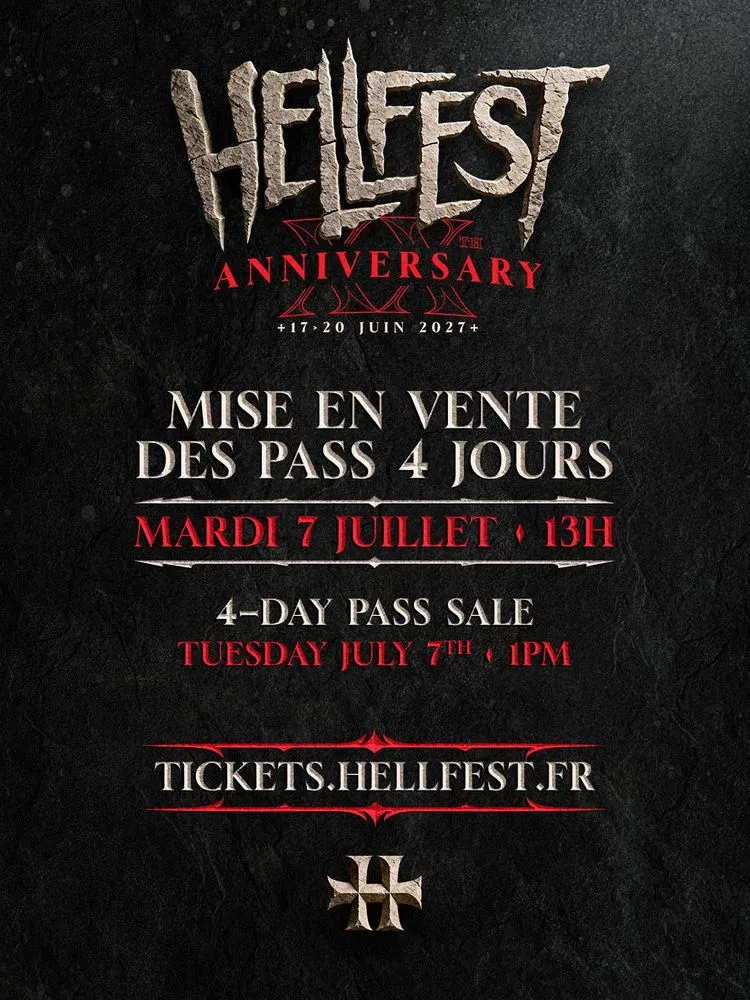 Mise en vente pass Hellfest 2027